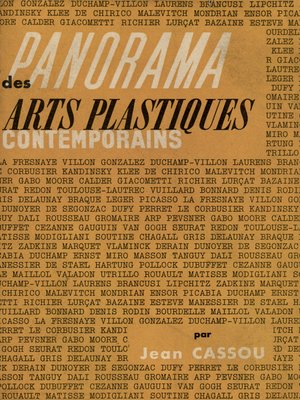 cover image of Panorama des arts plastiques contemporains